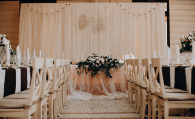 Cleaned up wedding decor image